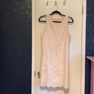 Eliza J Lace Shift Dress